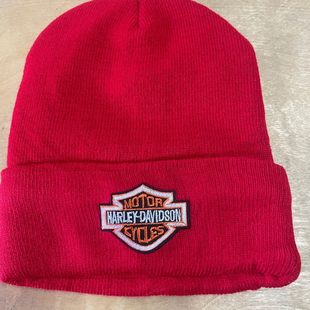 Harley-Davidson Bold Red Knit Hat